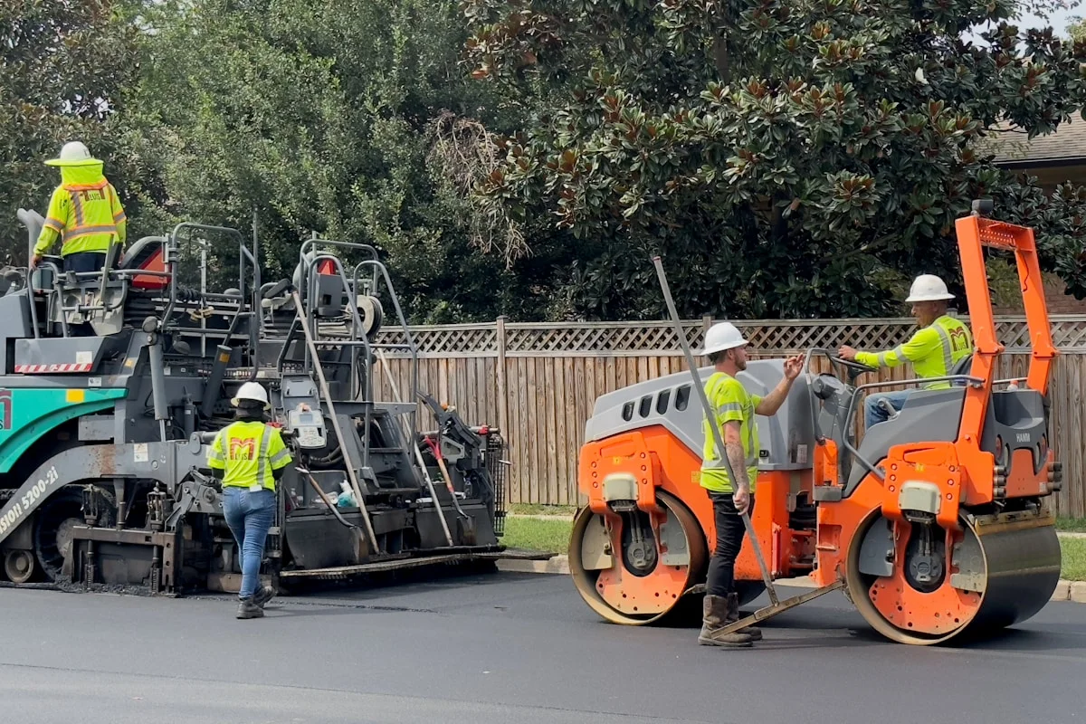Highway construction equipment