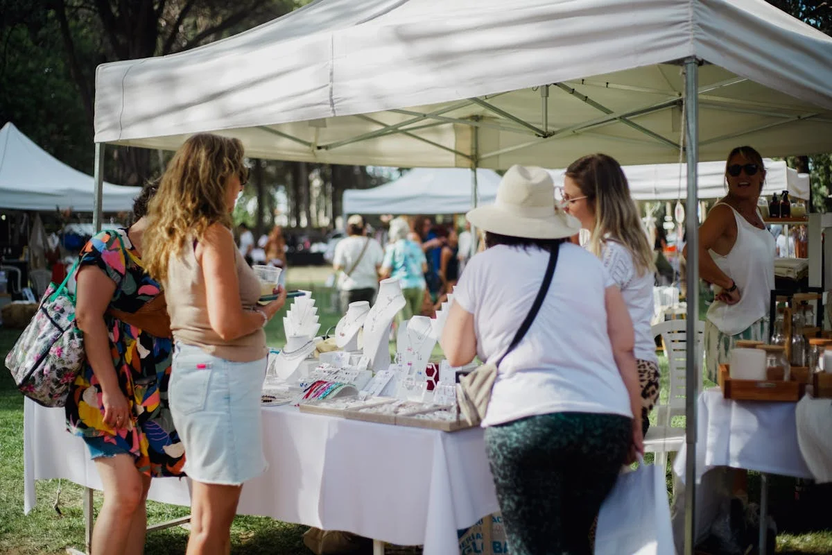 Local community market event