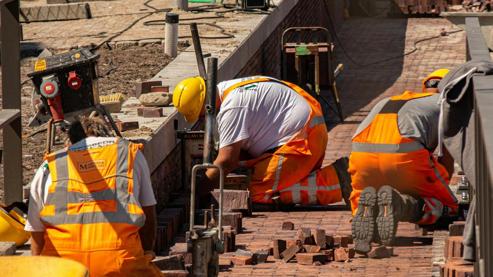Professional paving installation