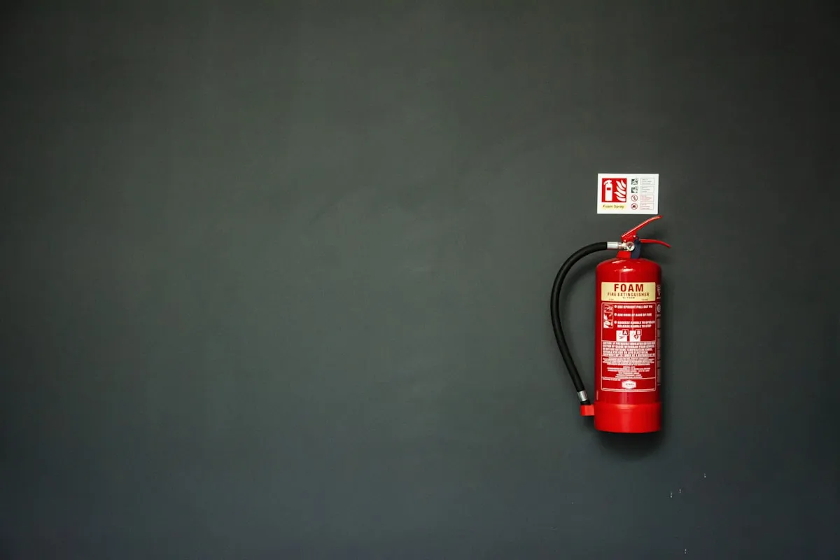 Fire safety equipment and procedures