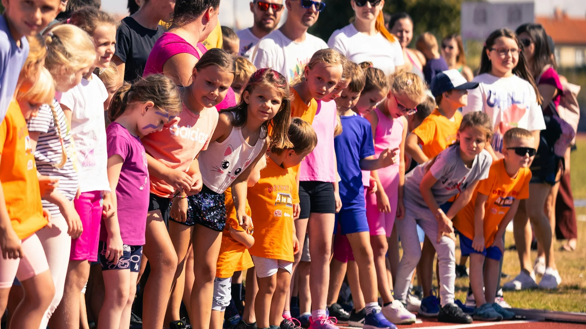 School sports day event on field