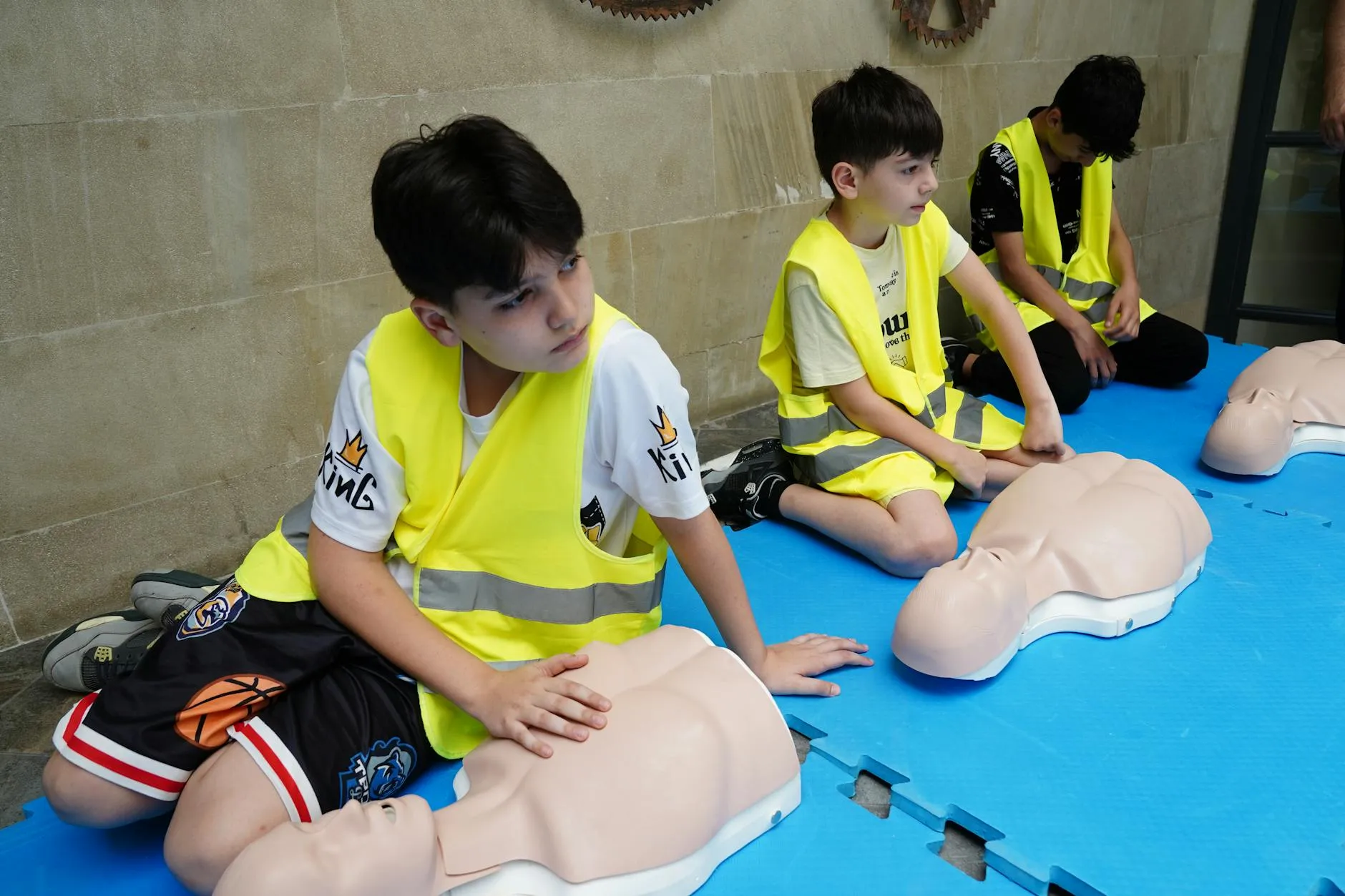 Youth first aid training