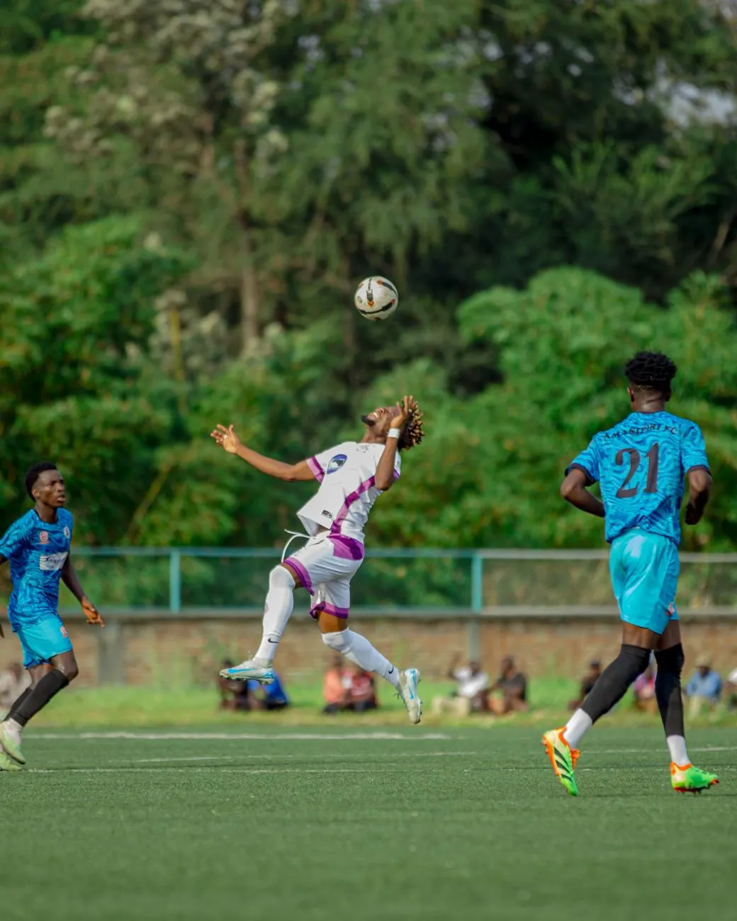 Football soccer match action