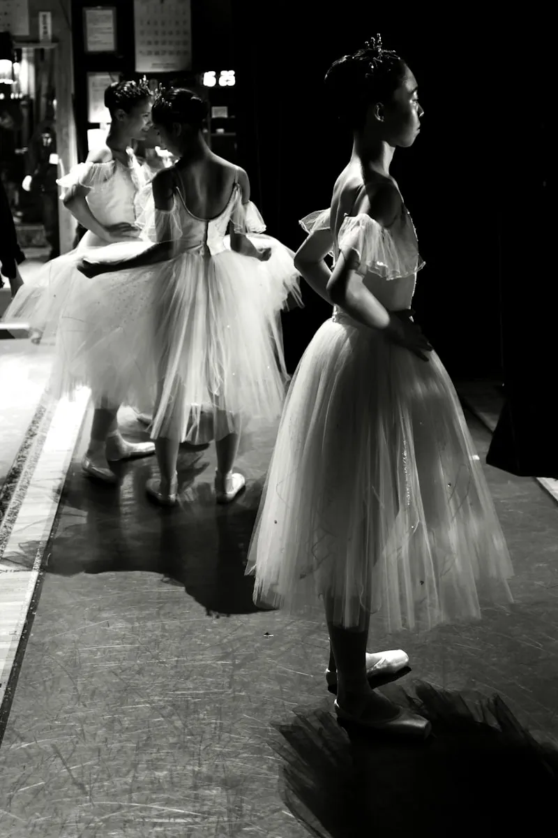 Young dancers in studio