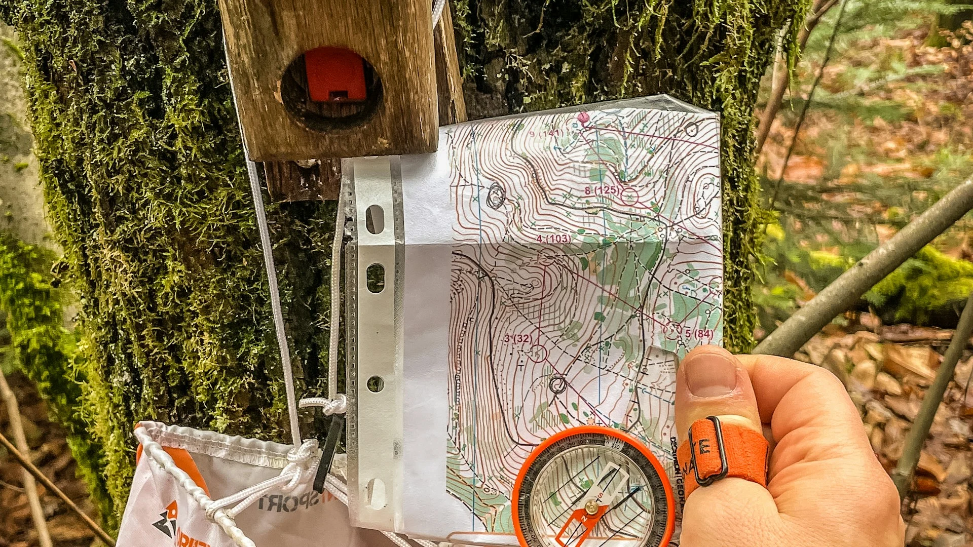 Youth group geocaching adventure with GPS devices