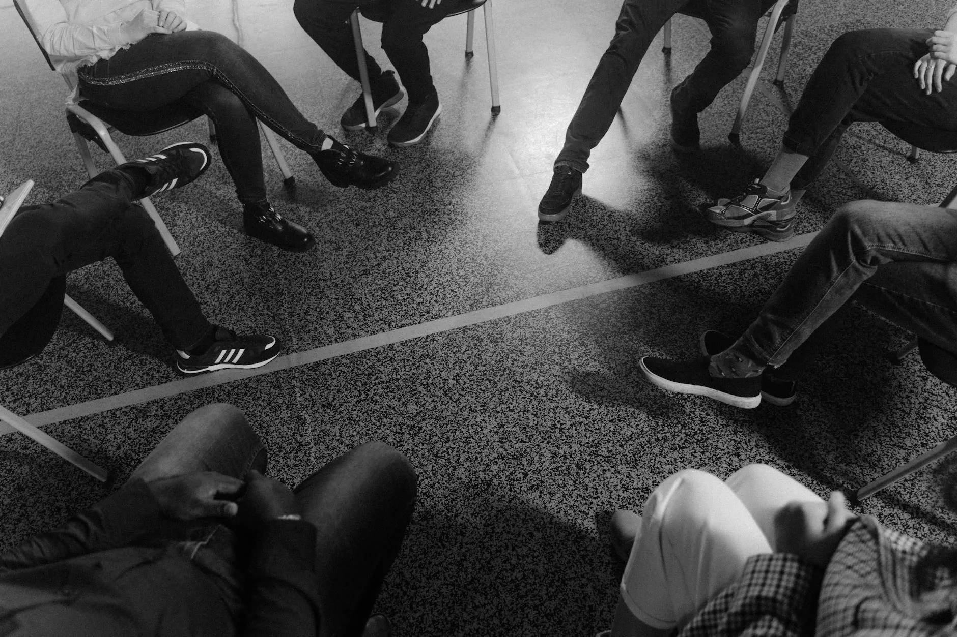 Youth support group meeting