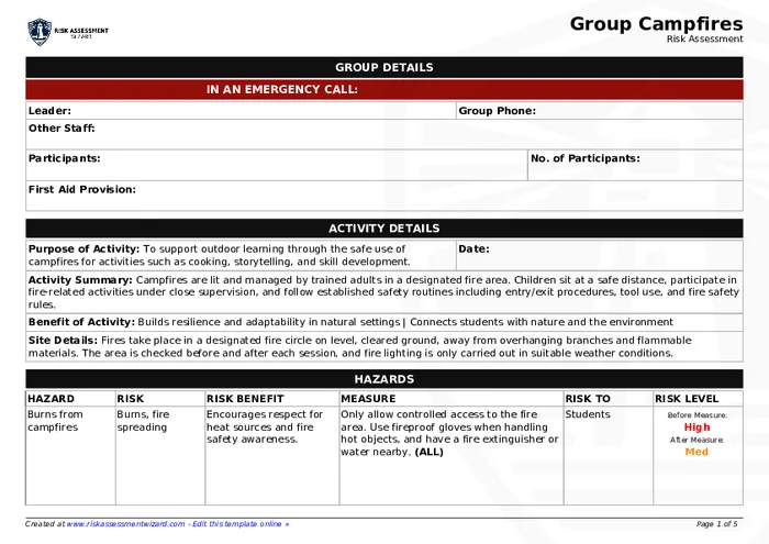 Preview of Group Campfires