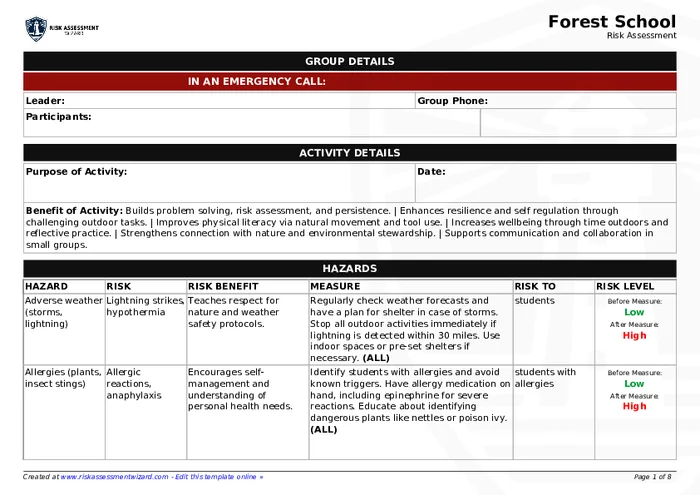 Preview of Forest School