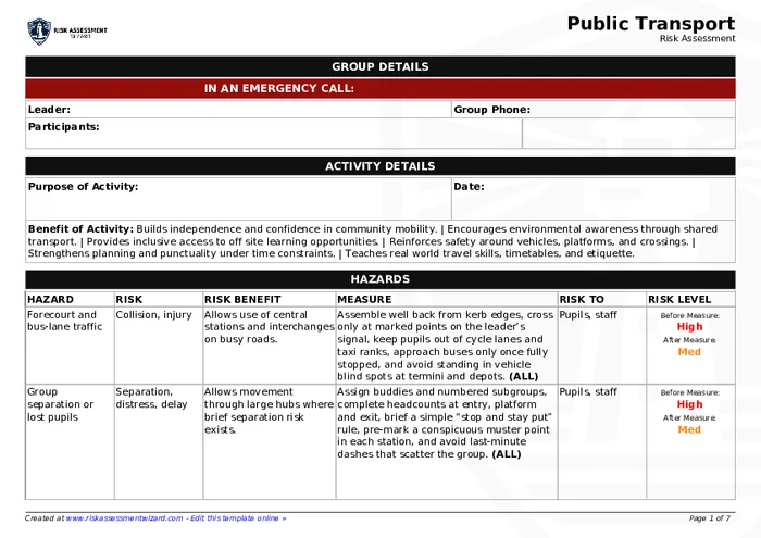 Preview of Public Transport