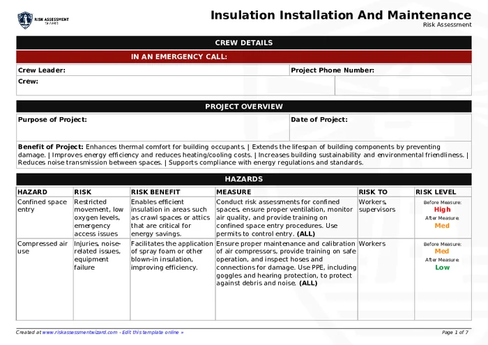 Preview of Insulation Installation and Maintenance
