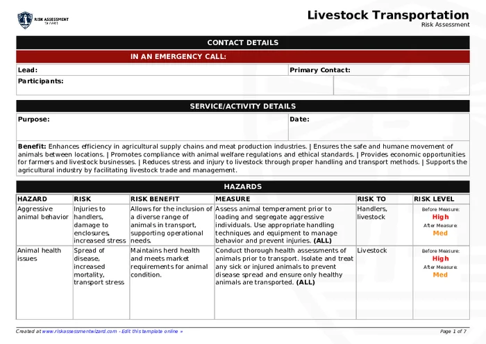 Preview of Livestock Transportation