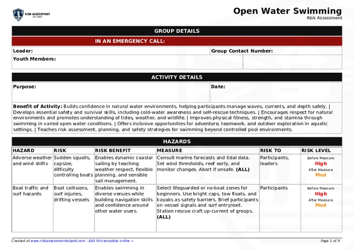Preview of Open Water Swimming