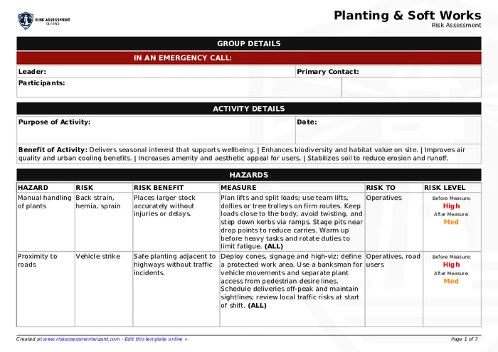 Preview of Planting & Soft Works