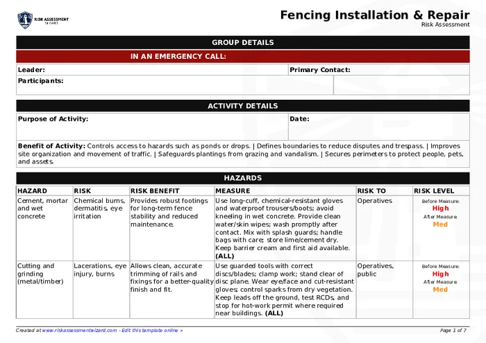 Preview of Fencing Installation & Repair