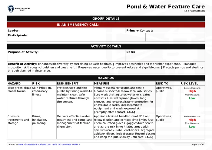 Preview of Pond & Water Feature Care